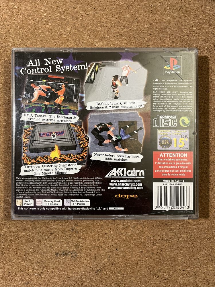 Anarchy Rulz PS1 PSX