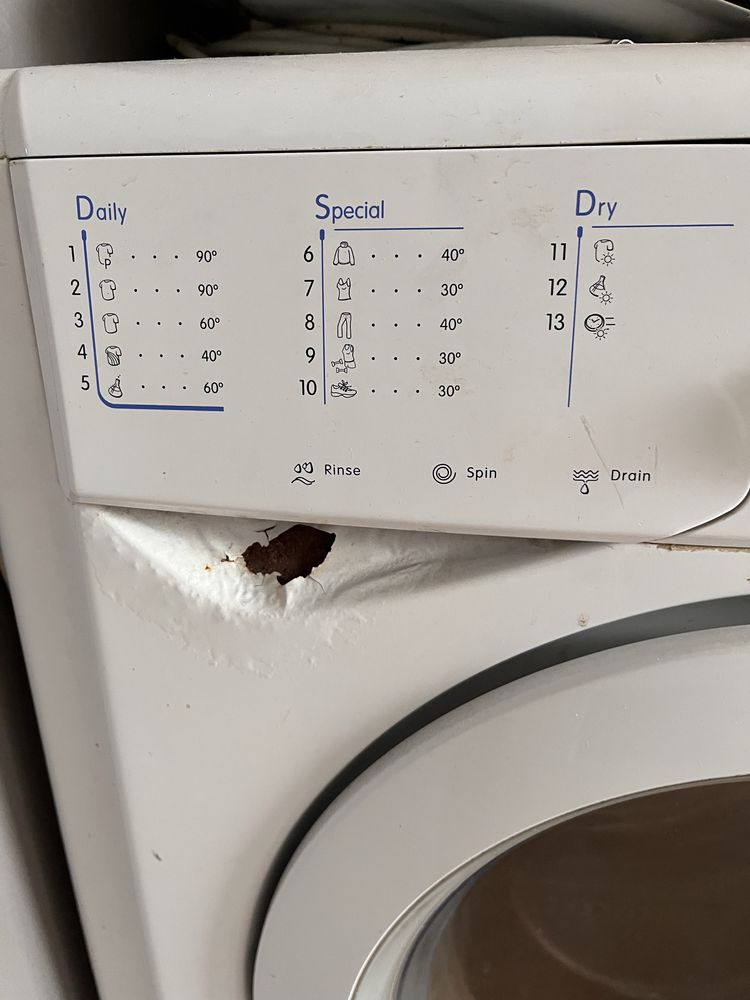 Pralko-suszarka indesit IWDC 71680- uszkodzona
