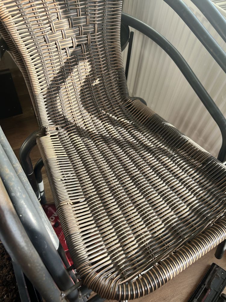 Stół i krzesła na balkon balkonowe