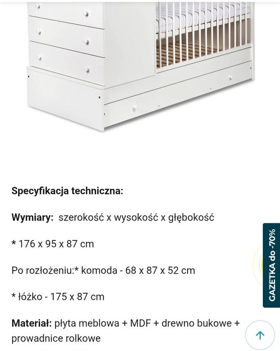 Zestaw Mebli Dziecięcych Meble dla Dzieci 3w1