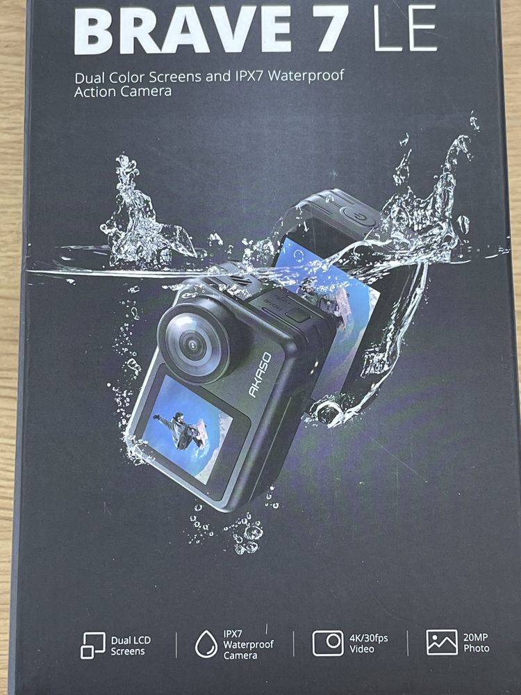 Camera Brave 7 LE ( estilo go PRO ) NOVA !