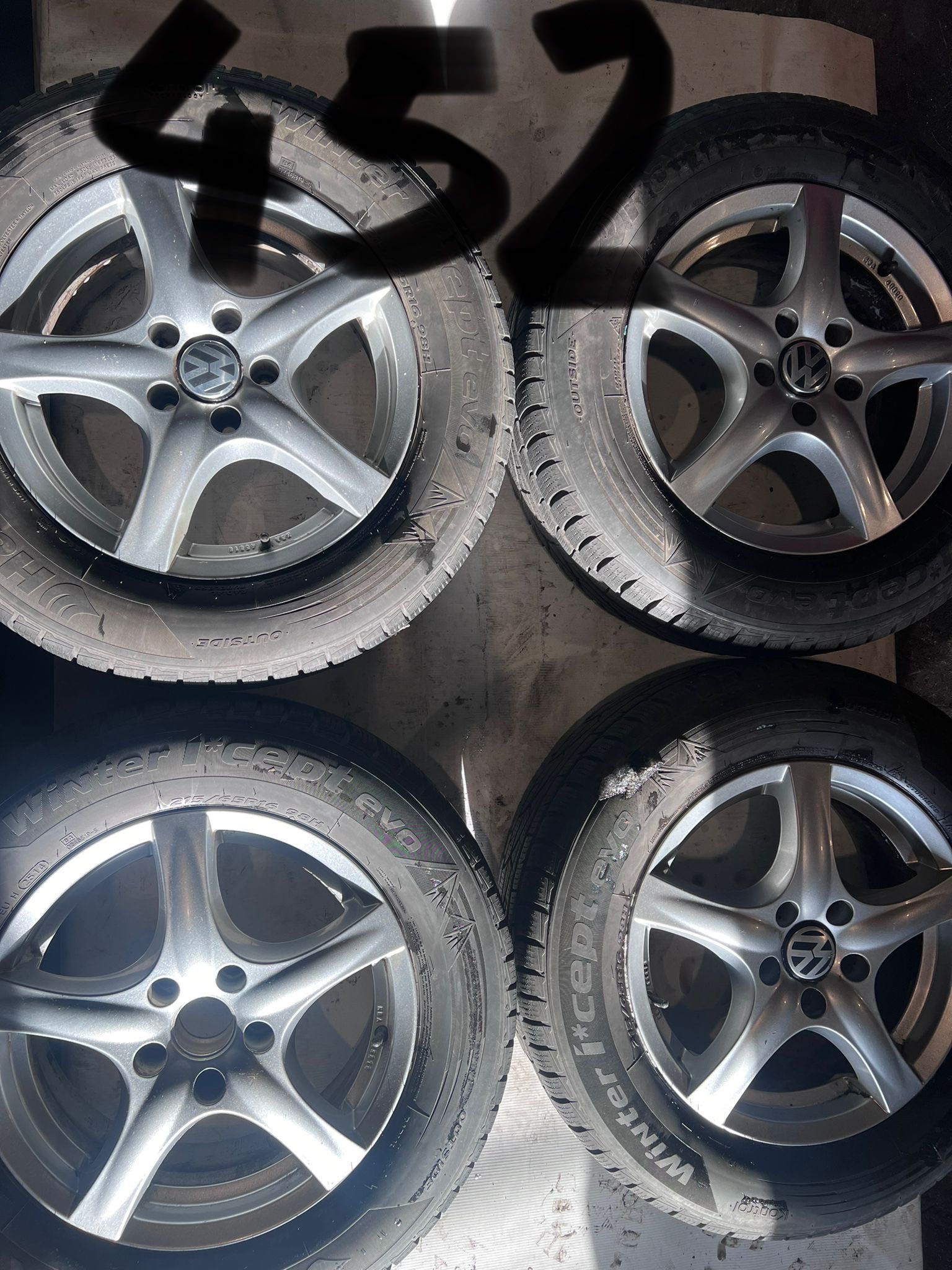 Felgi Aluminiowe VOLKSWAGEN 16 5x112 BEZ OPON