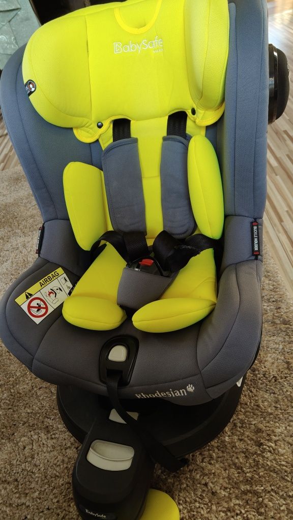 Fotelik Samochodowy Babysafe Rhodesian 360°  0-18kg ISOFIX