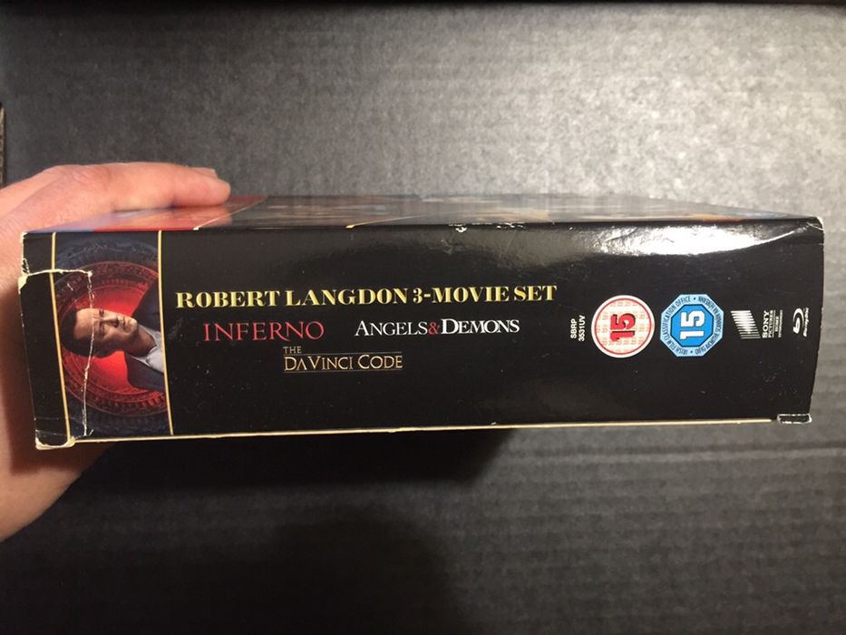 DVD blueray box set: Robert Langdon inferno - Angels&demons - da vinc