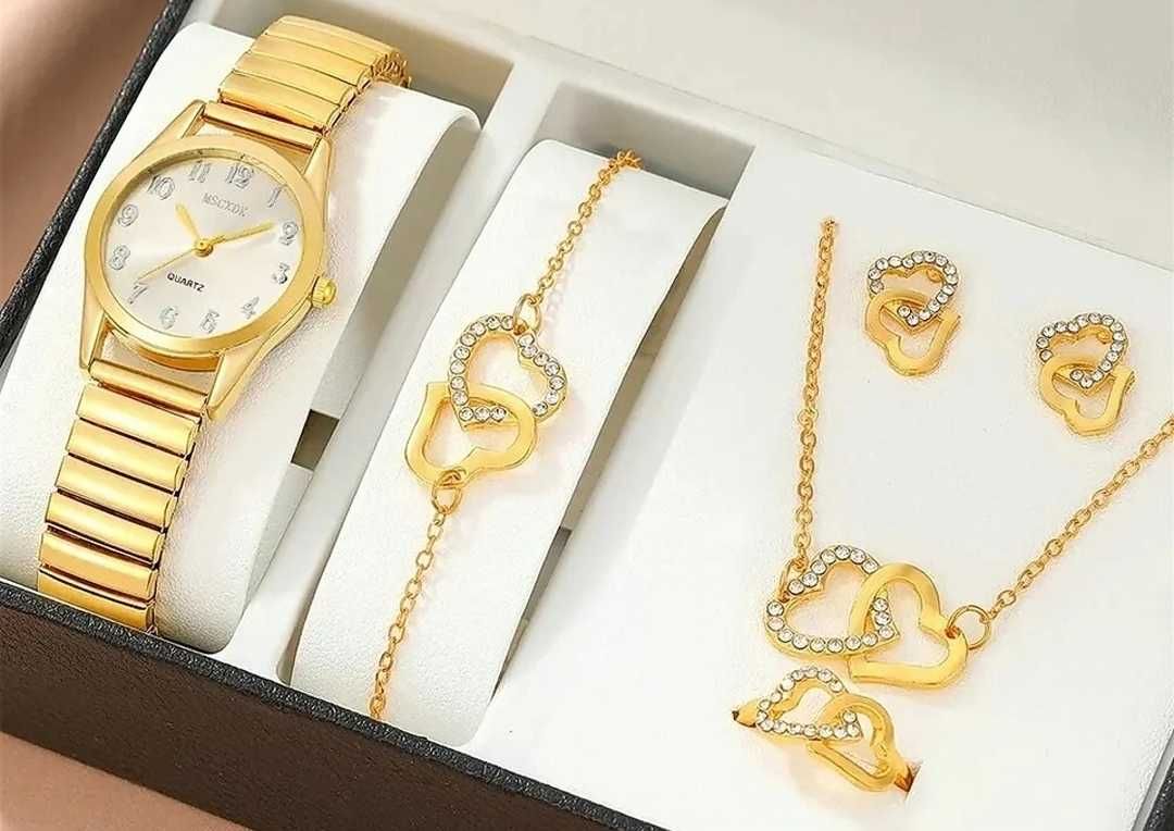 Conjunto de Senhora "Golden Heart" (Novo e embalado)