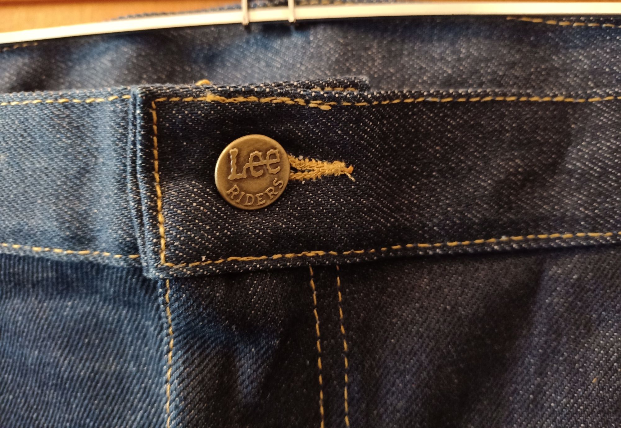 LEE Riders Made in USA W46 L36 Настоящие жесткие трущиеся джинсы 80х!