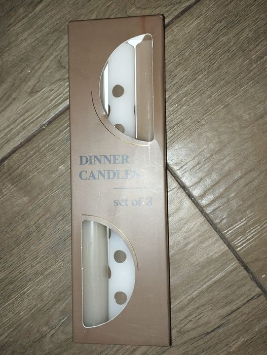 Świece stołowe 3 szt