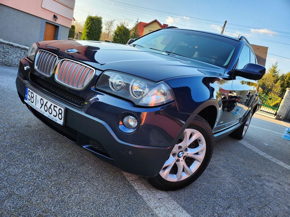 BMW X3 100% Bezwypadek, Lakier Oryginalny, Zadbana, Hak, 4x4