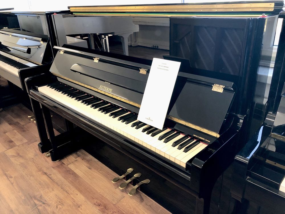 Pianino czarne euterpe by Bechstein silent Vario