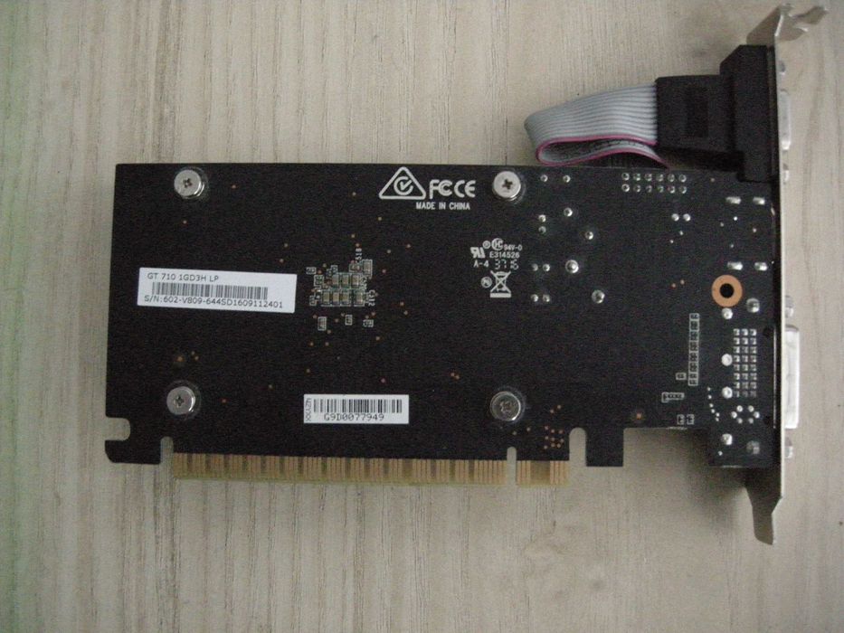 Karta graficzna  NVIDIA GEFORCE GT 710 1GB PCI-E MSI Low Profile
