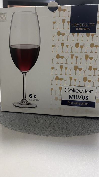 Келихи для  вина Bohemia Kristalite