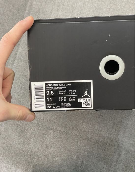 Оригінальні кросівки Air Jordan Spizike Low Black