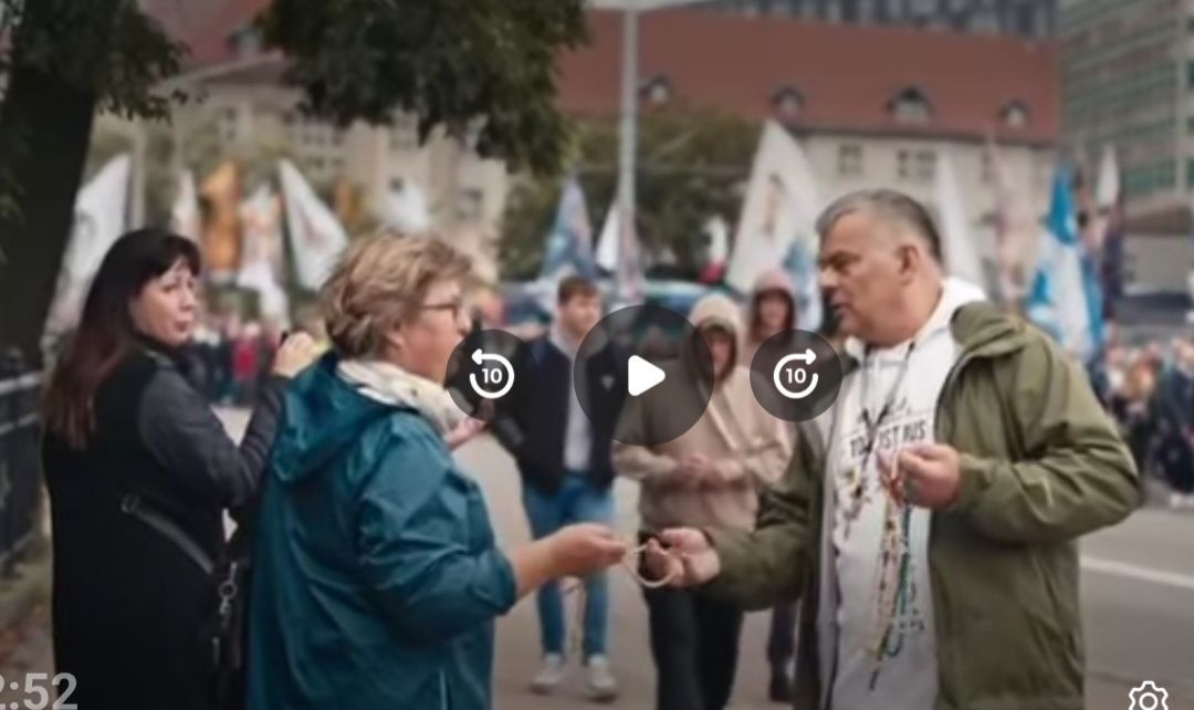 Różaniec WM"10 Wojownika" akryl wylewany jednolity kol.10mm