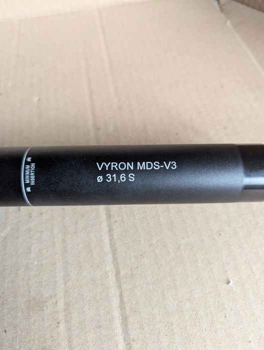 Sztyca podsiodłowa VYRON MDS-V.3, Skok 125 mm, Ø 31,6 mm