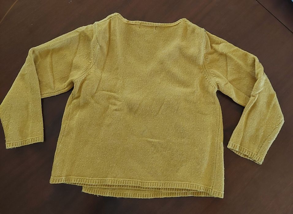 Casaco de lã traçado