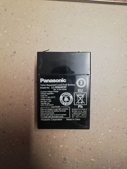 Bateria akumulatorowa Panasonic 6V