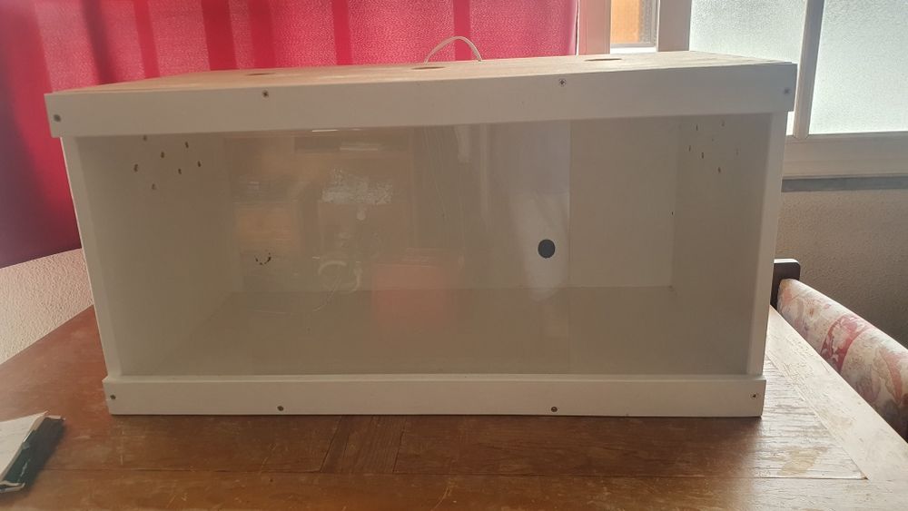 Terrário de madeira