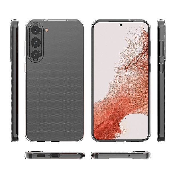 Ultra Clear 0.5mm etui Samsung Galaxy S23+ cienki pokrowiec przezroczy