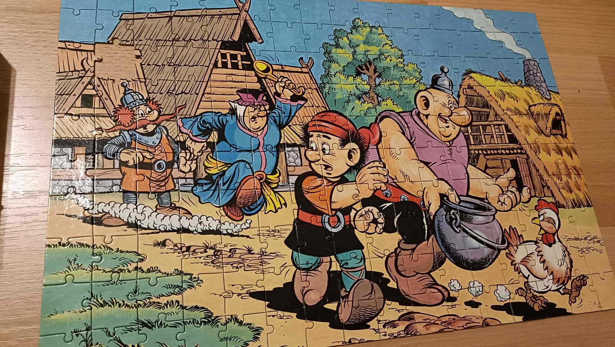 KAJKO I KOKOSZ z kurą - PUZZLE lata 80 PRL