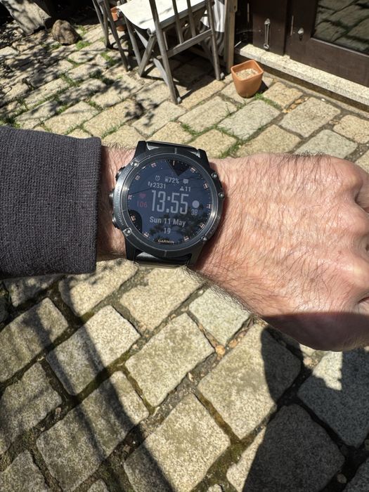 RELOGIO GARMIN 5 X PLUS Slate Gray Sapphire with Metal Band 51mm