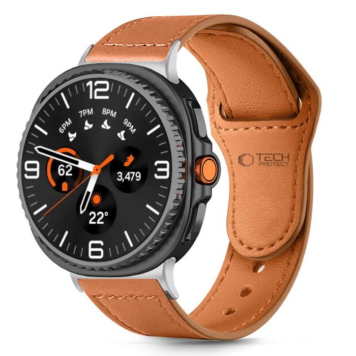 Pasek skórzany Tech-Protect do Samsung Galaxy Watch 8 Classic (4
