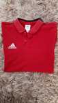 Czerwone Polo adidas