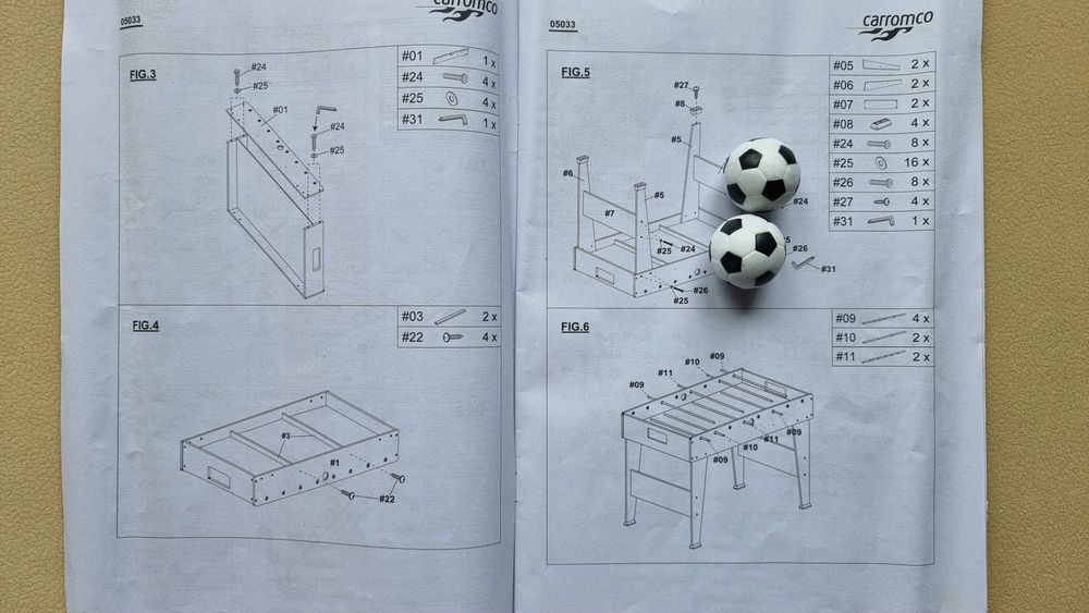 Stół do piłkarzyków Carromco