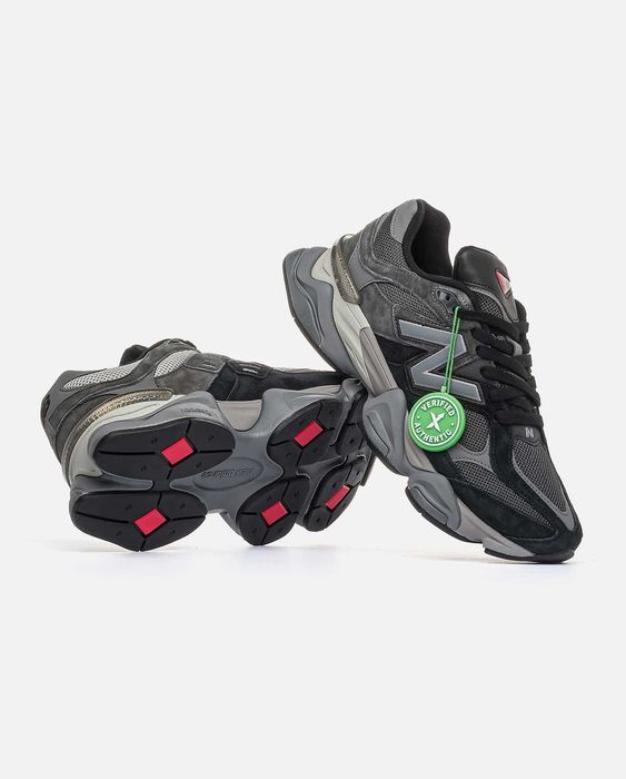 Женские кроссовки New Balance 9060 Black Grey. Размеры 36-40
