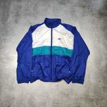 MĘSKA Retro Kurteczka Lekka Wiatrówka Nike z Lata 90s Kolor Szelest