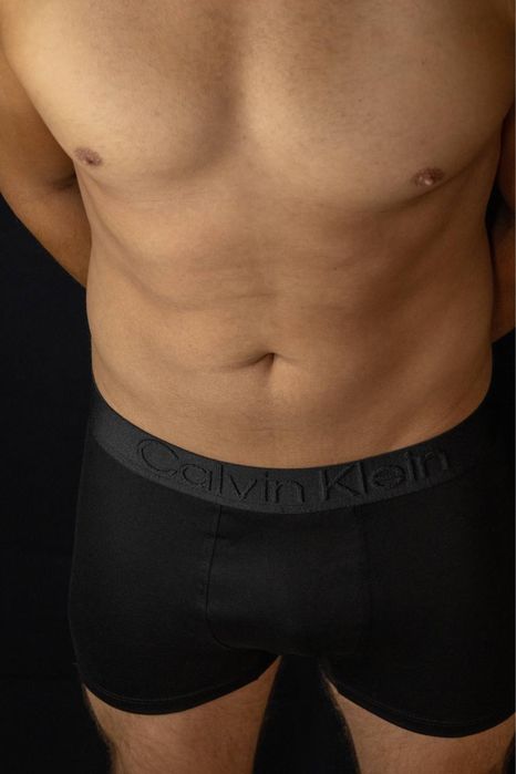 ОПТОМ Труси Чоловічі боксери гуртом рельєфна резинка чорні