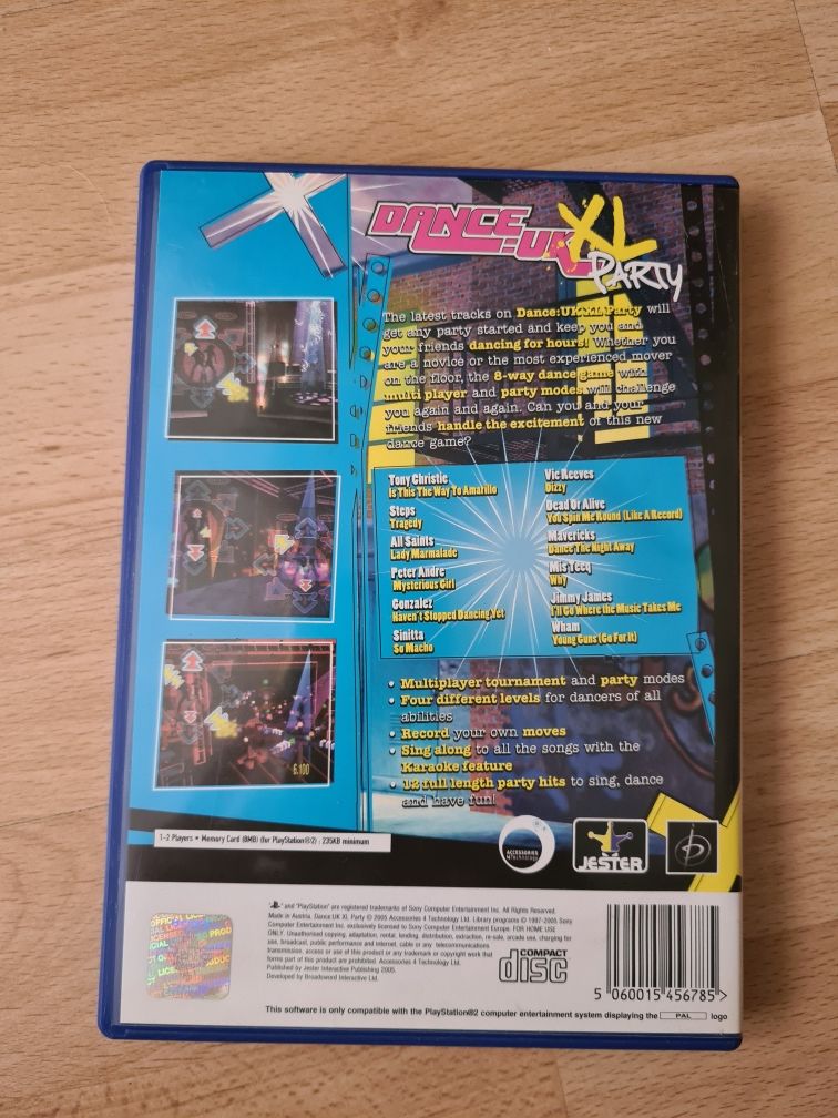 Gra PlayStation 2 Dance UK XL