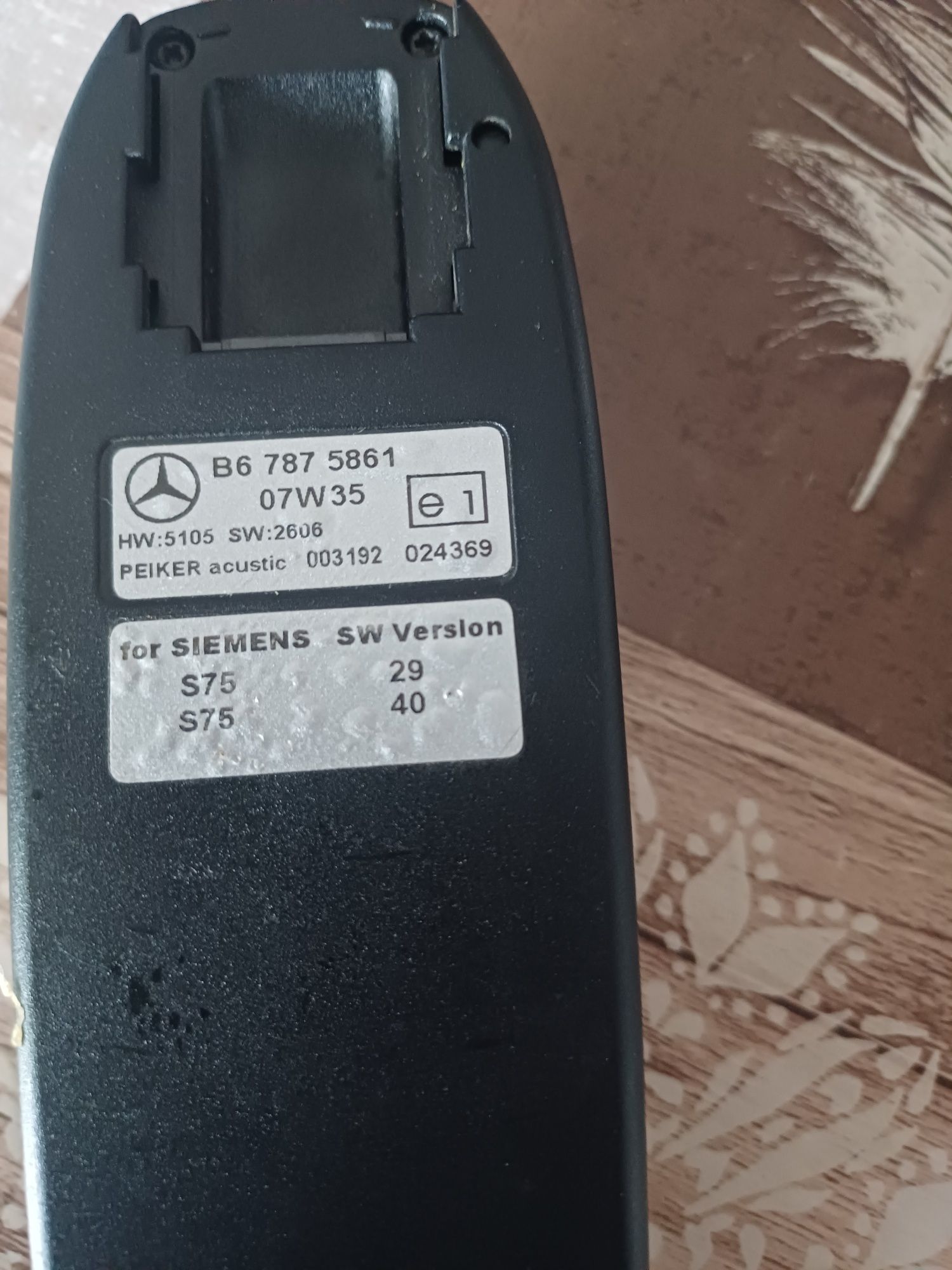 Telefon mercedes W 211