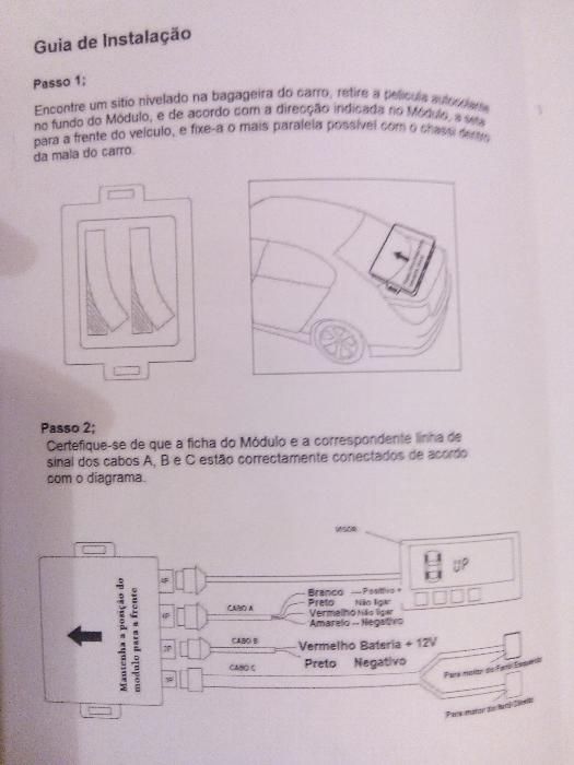 Kit nivelador automático de faróis