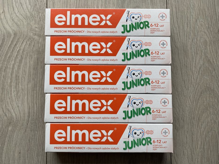 5x Pasta Elmex JUNIOR przeciwpróchnicza Okazja