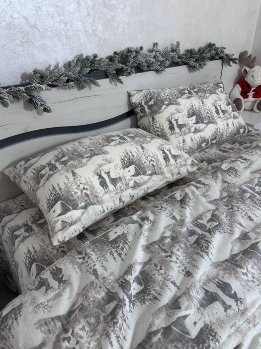 Акція! Чорна пʼятниця! Постільна білизна з байки 100% бавовна постель