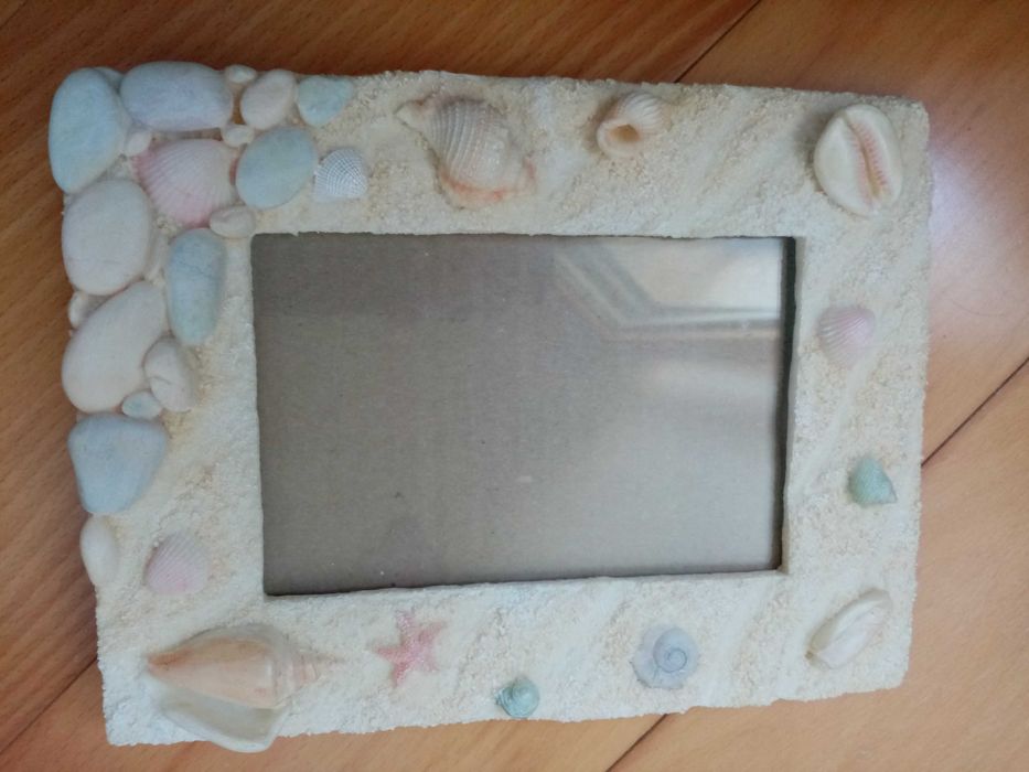 Moldura motivos mar