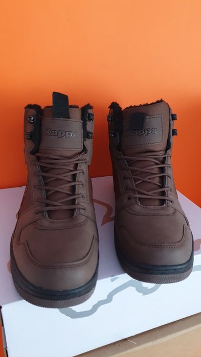 Buty męskie na zimę kolor brąz marki Kappa Rozmiar 44  wkładka 28.3 cm