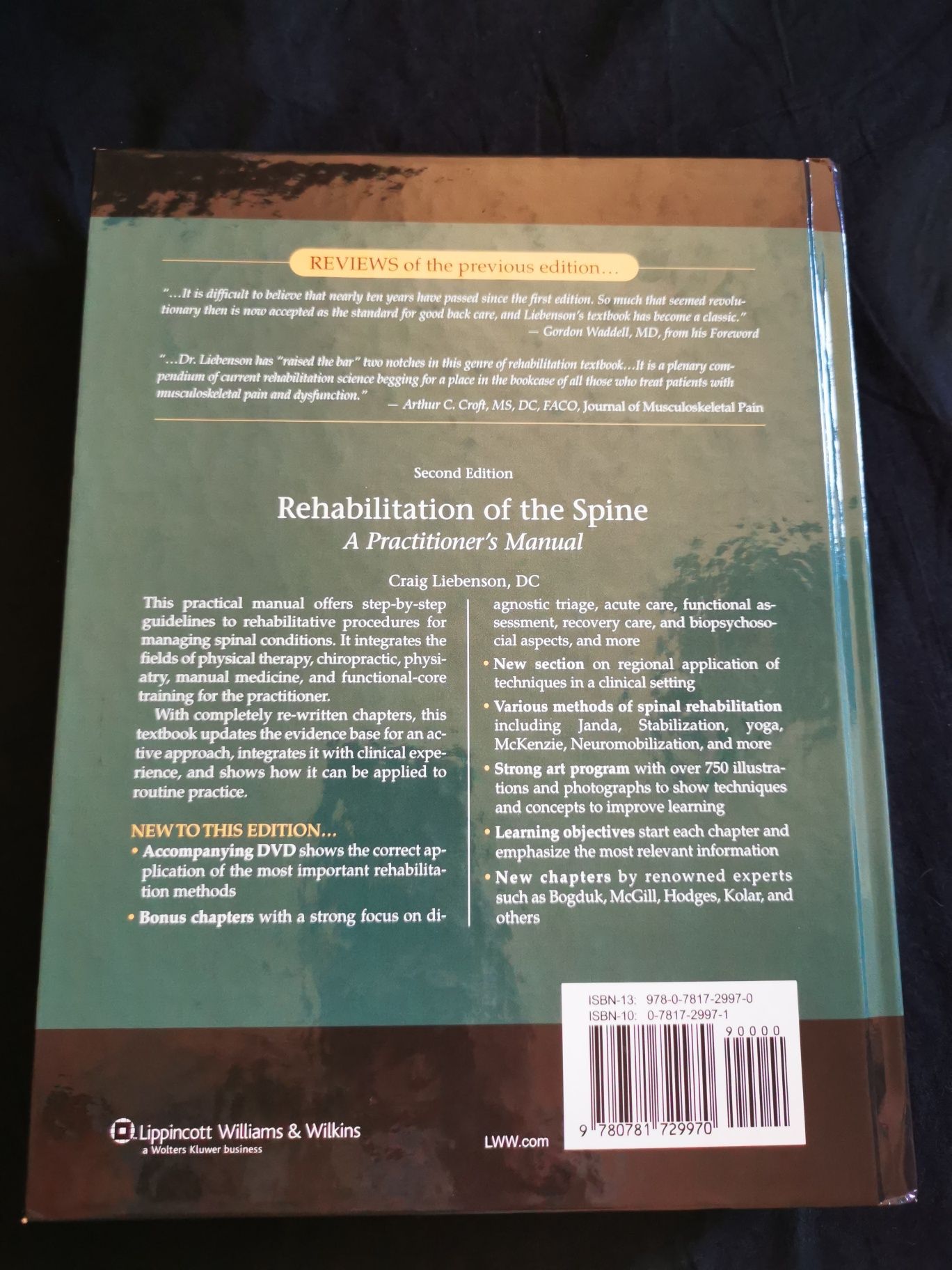 Rehabilitation of the spine