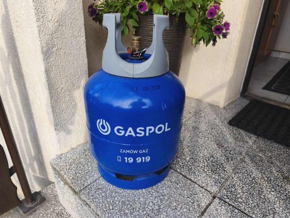 Butla gazowa 8kg Gaspol do grilla, kampera PEŁNA z gazem propan !