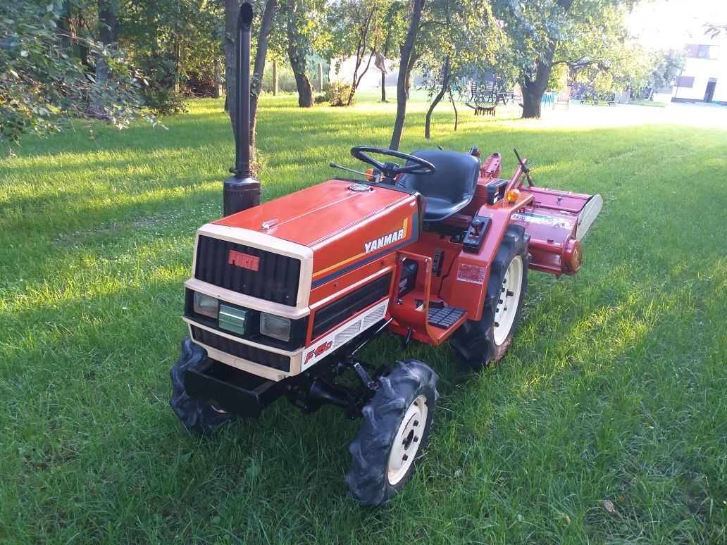Mini Traktorek Yanmar F15D 15km3cylindr 4x4 z Glebogryzarką Orginal