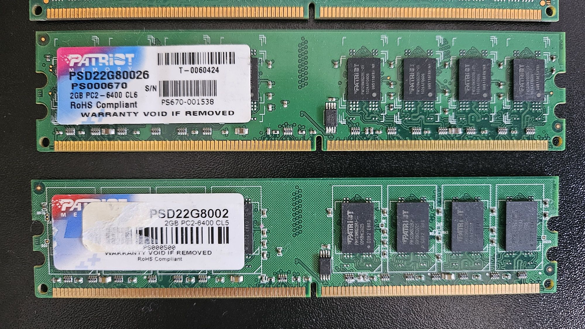 Pamięć RAM DDR2 Patriot 8GB 4 kości PSD22G8002