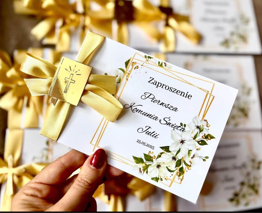 Zaproszenia Komunia Święta
