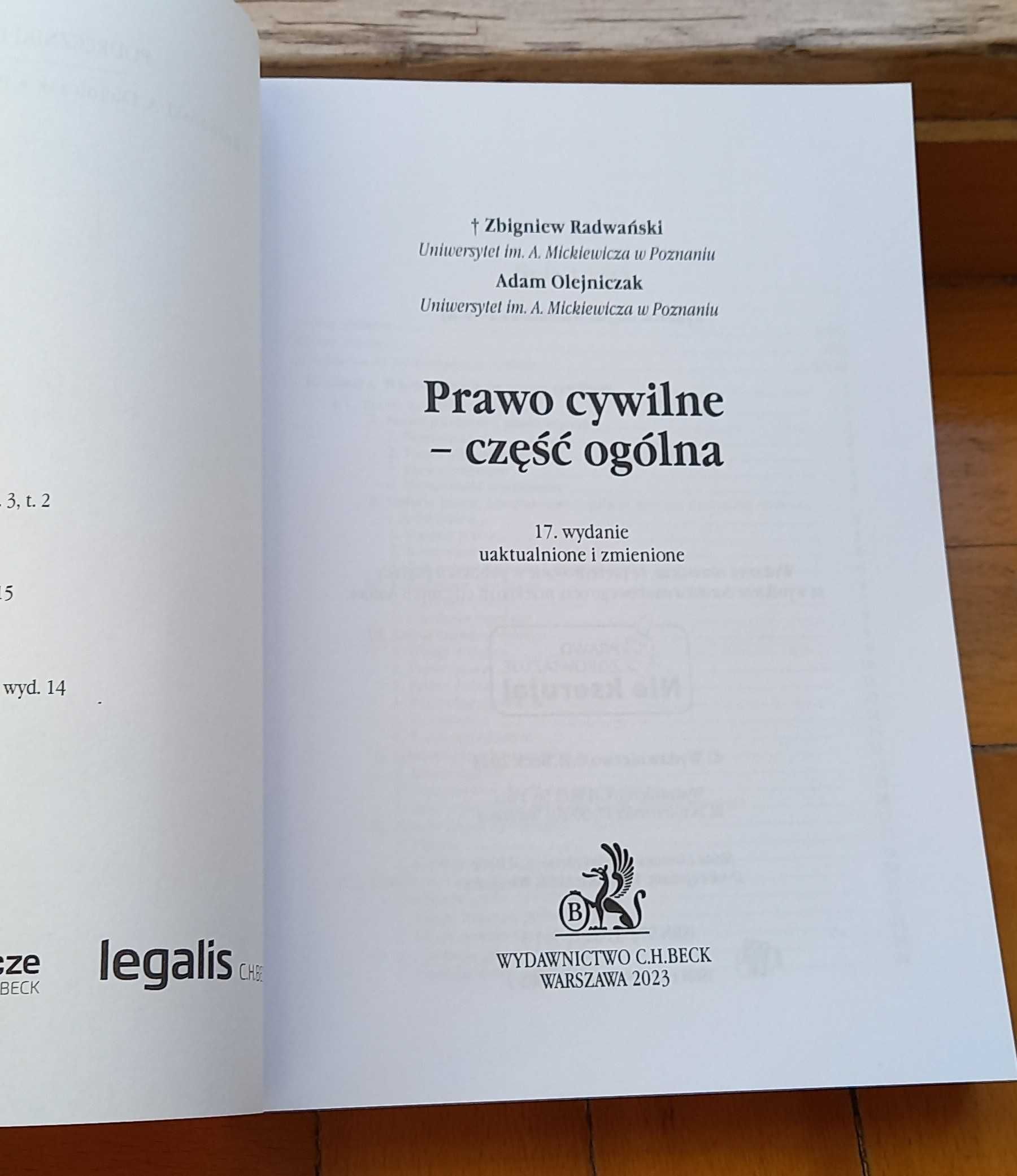 Prawo cywilne - cz. ogólna