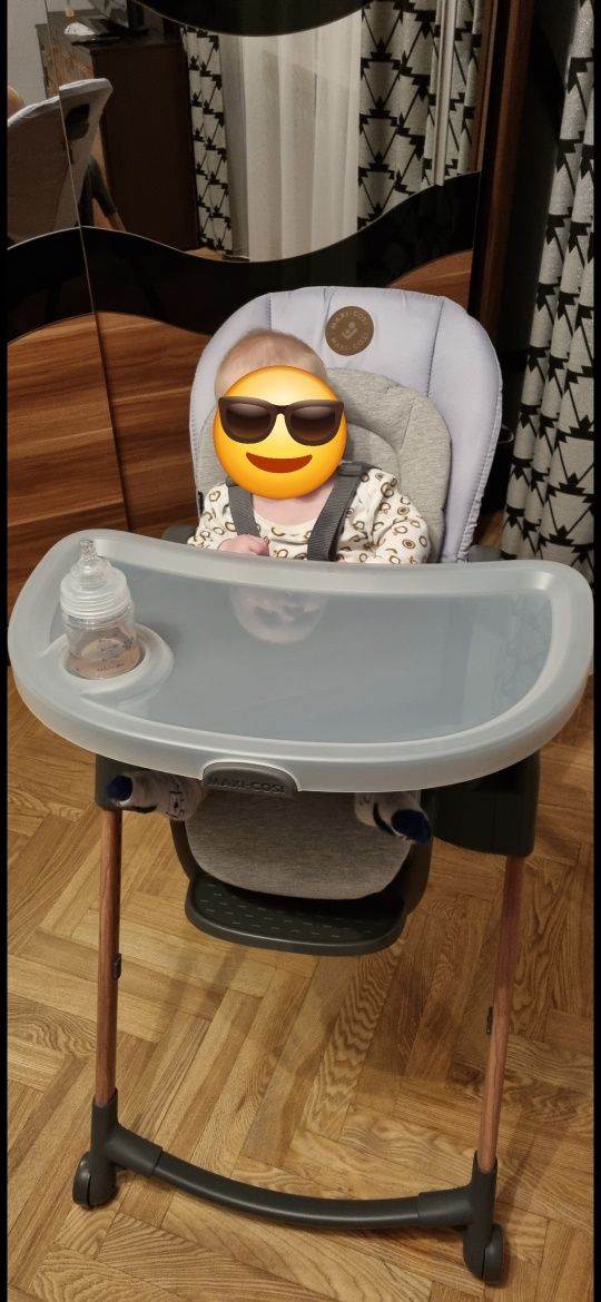 Wysokie krzeslko do karmienia