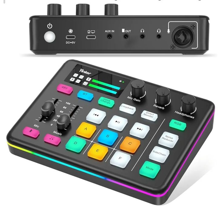 Игровой аудиомикшер SINWE G1, RGB-аудиоинтерфейс с профессиональным пр