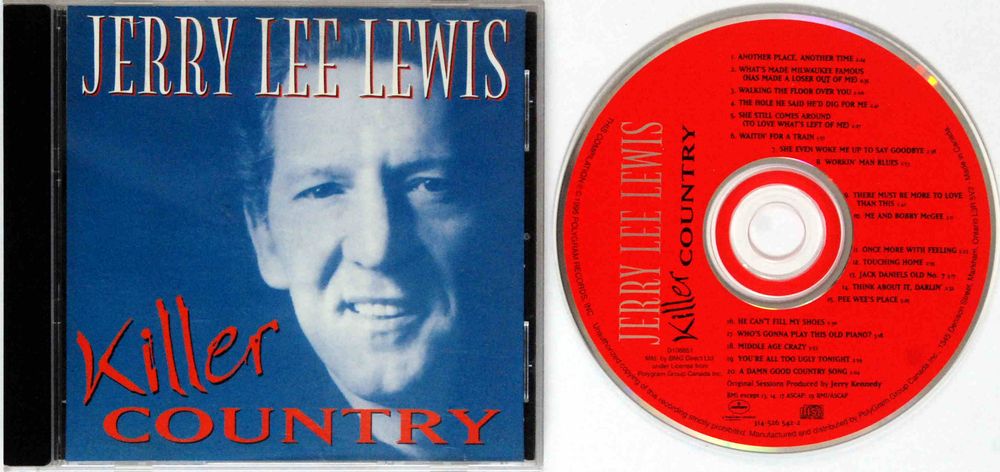 (CD) Jerry Lee Lewis - Killer Country (Canada) 1995r.