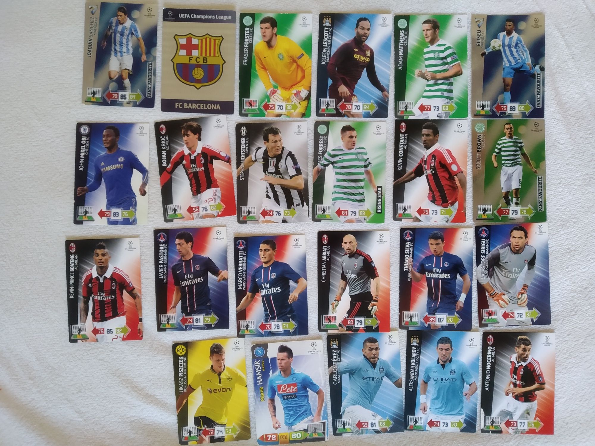 Karty piłkarskie Panini Champions League 2012-13