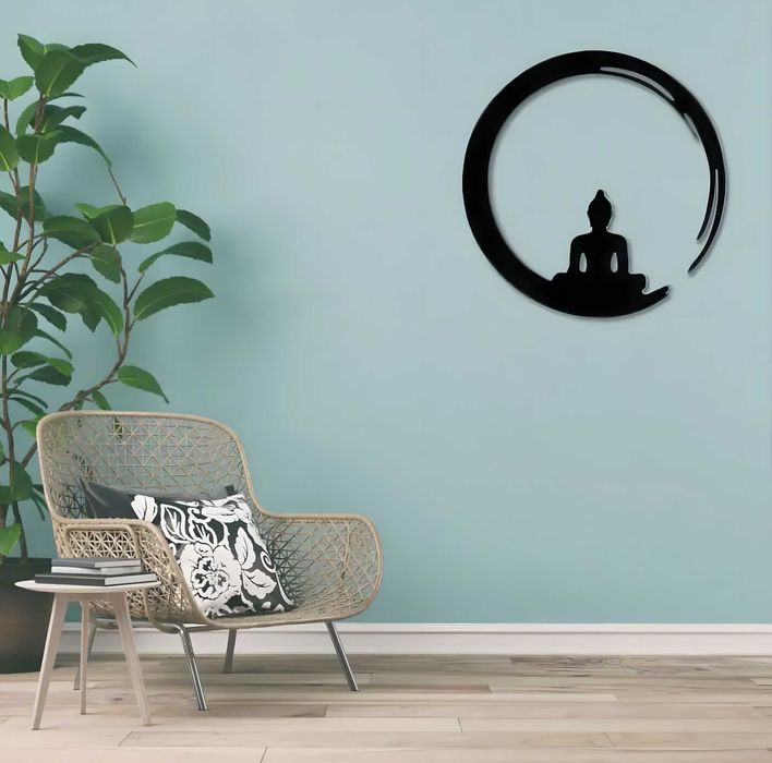 Buddha Figura Ozdobna na ścianę Panel