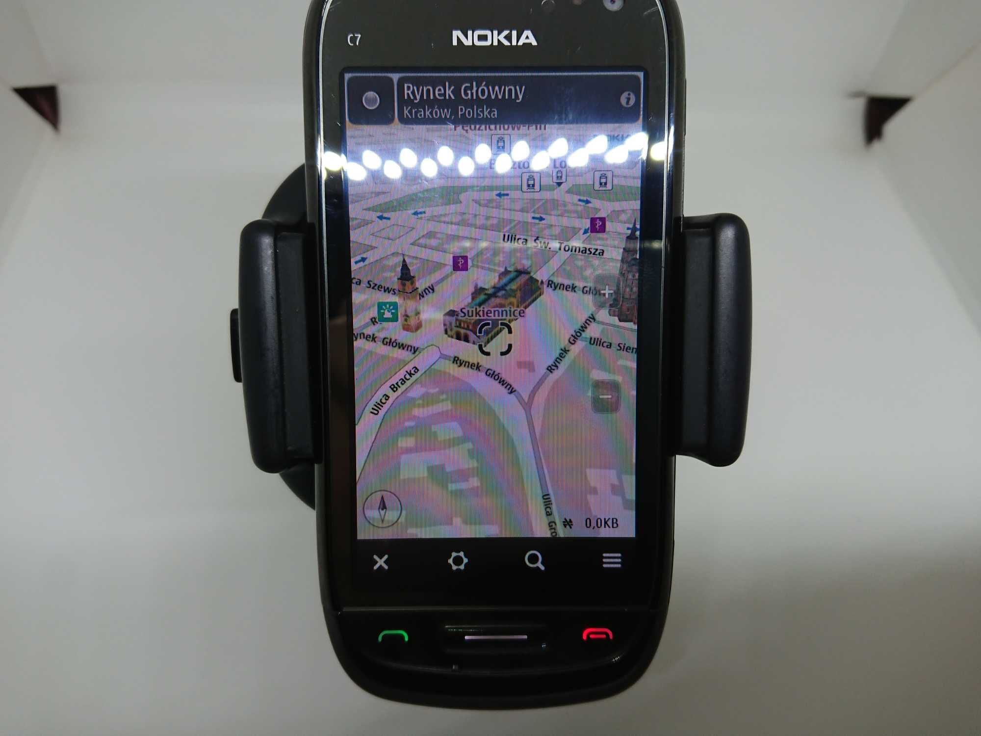 Kultowy Telefon Nokia C7-00 (Symbian Belle, Transmiter FM, NFC)