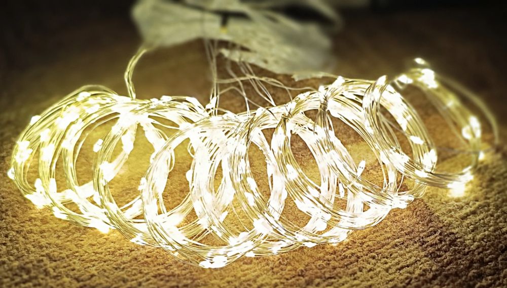 Kurtyna świetlna na okno 300 LED 3x3 lampki świąteczne girlanda